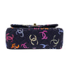 シャネル CHANEL マトラッセ20 A69900 ネイビー×マルチカラー ゴールド金具 ファブリック レディース ショルダーバッグ