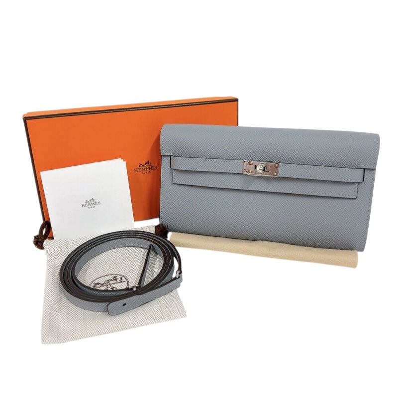 NR48　kt14804tm【HERMES】ナップ・トゥーゴー 　エプソン　エタン×シルバー金具　K刻印 NR48 kt14804tm【HERMES】ナップ・トゥーゴー エプソン エタン