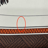 エルメス HERMES カレ90 CUIRS DU DESERT アイボリー シルク ユニセックス スカーフ