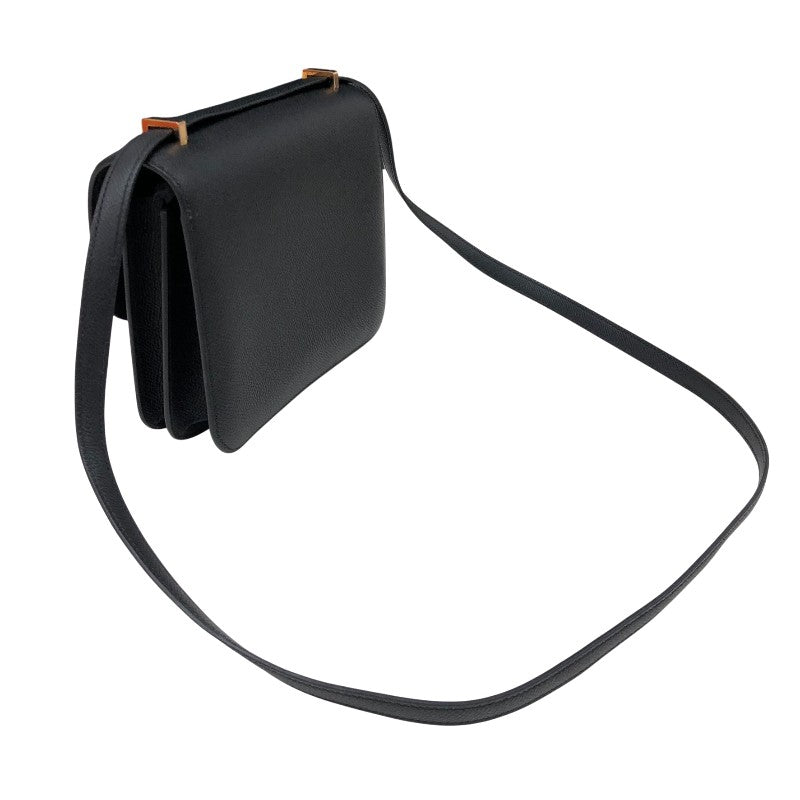 エルメス HERMES コンスタンス3ミニ Z刻 ブラック ピンクゴールド金具 エプソン レディース ショルダーバッグ エルメス HERMES コンスタンス3ミニ W刻 ブラック ピンクゴールド金具