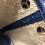 エルメス HERMES ネオガーデンパーティ23 K刻 ブルータイ シルバー金具 ネゴンダ レディース ハンドバッグ