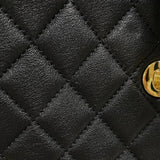 シャネル CHANEL マトラッセ バックパック A91121 ブラック ゴールド金具 ラムスキン レディース リュック デイパック