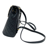 シャネル CHANEL マトラッセ バックパック A91121 ブラック ゴールド金具 ラムスキン レディース リュック デイパック
