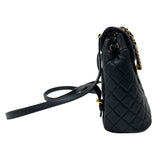 シャネル CHANEL マトラッセ バックパック A91121 ブラック ゴールド金具 ラムスキン レディース リュック デイパック