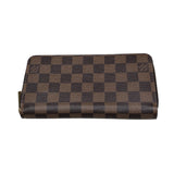 ルイ・ヴィトン LOUIS VUITTON ジッピー・ウォレット N60046 ブラウン ダミエ レディース 長財布