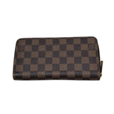 ルイ・ヴィトン LOUIS VUITTON ジッピー・ウォレット N60046 ブラウン ダミエ レディース 長財布