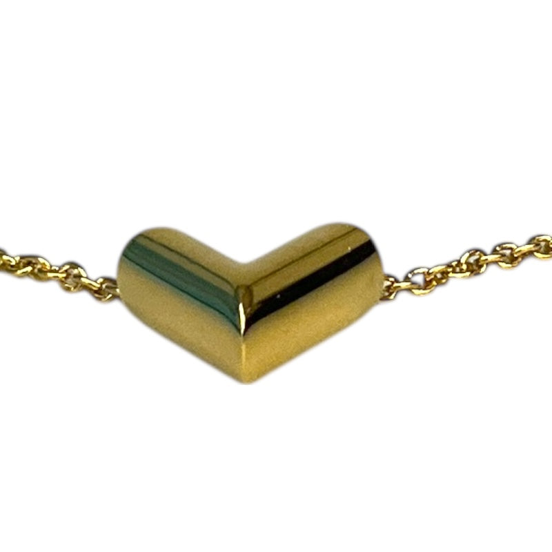 【美品】ルイヴィトン ネックレス エッセンシャルV GOLD ゴールド ルイ・ヴィトン LOUIS VUITTON ｴｯｾﾝｼｬﾙV ﾈｯｸﾚｽ ゴールド メタル