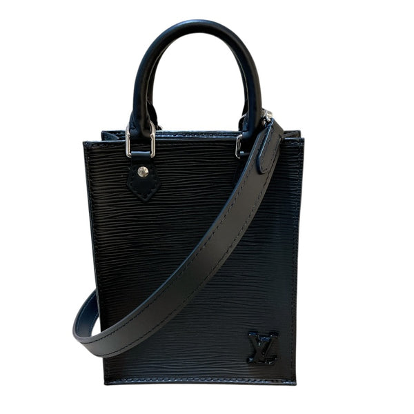 くまっちぇ様✨ルイヴィトン トートバッグ 黒エピ プティットM69441 ルイ・ヴィトン LOUIS VUITTON プティット・サックプラ M69441