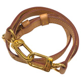 ルイ・ヴィトン LOUIS VUITTON ショルダーストラップ ベージュ ヌメ革 レディース ストラップ