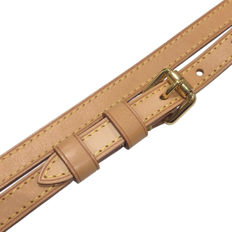 ルイ・ヴィトン LOUIS VUITTON ショルダーストラップ ベージュ ヌメ革
