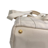 プラダ PRADA カナパハンドバッグ B2439G アイボリー キャンバス レディース ハンドバッグ