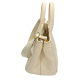 プラダ PRADA カナパハンドバッグ B2439G アイボリー キャンバス レディース ハンドバッグ