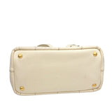 プラダ PRADA カナパハンドバッグ B2439G アイボリー キャンバス レディース ハンドバッグ