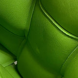 ボッテガ・ヴェネタ BOTTEGA VENETA パデットカセット ショルダーバッグ アシットグリーン レザー レディース