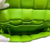 ボッテガ・ヴェネタ BOTTEGA VENETA パデットカセット ショルダーバッグ アシットグリーン レザー レディース