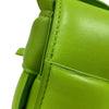 ボッテガ・ヴェネタ BOTTEGA VENETA パデットカセット ショルダーバッグ アシットグリーン レザー レディース