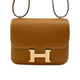 エルメス HERMES コンスタンス3 ミニ K刻 ゴールド ピンクゴールド金具 エプソン レディース ショルダーバッグ