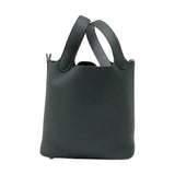 エルメス HERMES ピコタンロックPM エクラ K刻 ヴェールマングローブ×グリパンタン トリヨンクレマンス レディース ハンドバッグ