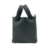 エルメス HERMES ピコタンロックPM エクラ K刻 ヴェールマングローブ×グリパンタン トリヨンクレマンス レディース ハンドバッグ