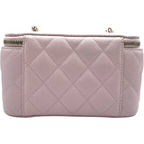 シャネル CHANEL マトラッセ スモールヴァニティケース AP1341 31番台 ピンク GD金具 キャビアスキン レディース ショルダーバッグ