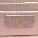 シャネル CHANEL マトラッセ スモールヴァニティケース AP1341 31番台 ピンク GD金具 キャビアスキン レディース ショルダーバッグ