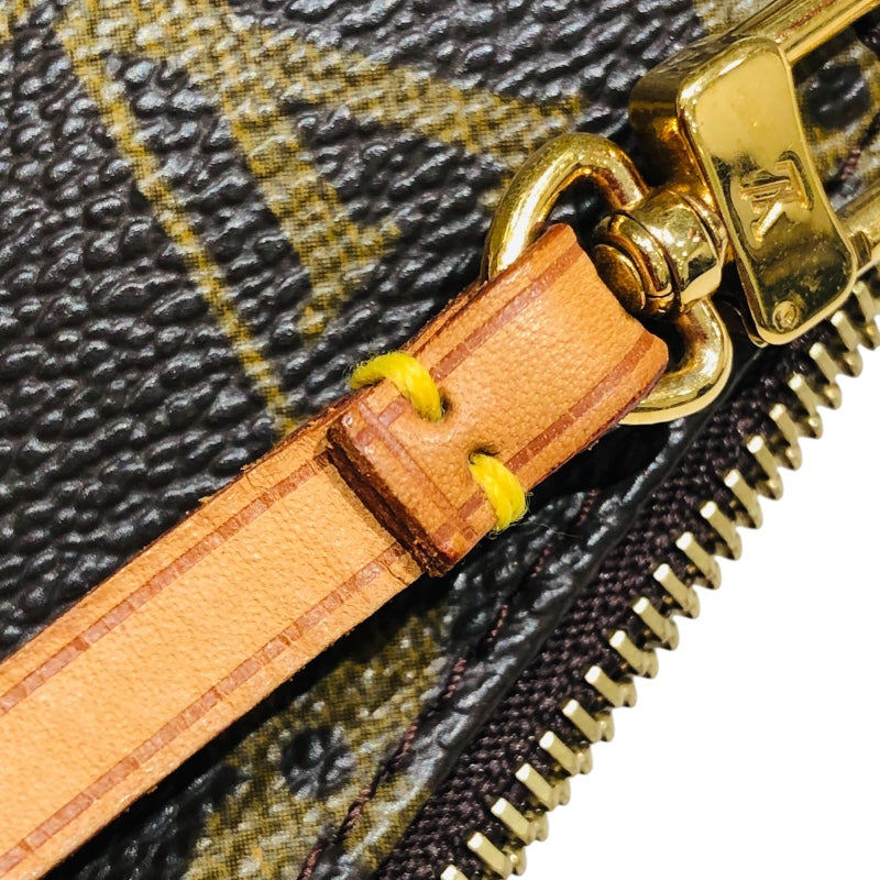 ルイヴィトン M51980 ハンドバッグ ブラウン  LOUIS VUITTON Pochette Accessoires モノグラム Louis Vuitton Monogram Pochette Accessoires Pouch Hand Bag M51980