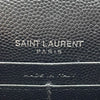 サンローラン SAINT LAURENT カサンドラ エンベロープ チェーンウォレット 393953 ブラック シルバー金具 グレインカーフ レディース ショルダーバッグ