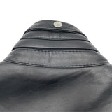 ディオールオム DIOR HOMME レザーシングルライダーズジャケット 8H3540980003 ブラック レザー メンズ ライダースジャケット