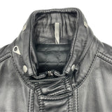 ディオールオム DIOR HOMME レザーシングルライダーズジャケット 8H3540980003 ブラック レザー メンズ ライダースジャケット