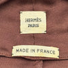 エルメス HERMES ノースリーブシルクカットソー ブラウン シルク レディース その他トップス