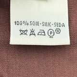 エルメス HERMES ノースリーブシルクカットソー ブラウン シルク レディース その他トップス