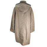 エルメス HERMES レザー切替ナイロンフーデッドコート ベージュ ナイロン/レザー メンズ ミリタリーコート