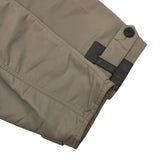 エルメス HERMES レザー切替ナイロンフーデッドコート ベージュ ナイロン/レザー メンズ ミリタリーコート