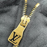 ルイ・ヴィトン LOUIS VUITTON ×NIGO ジップアップフーディ HTY70W ブラック コットン メンズ パーカー