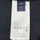 ルイ・ヴィトン LOUIS VUITTON ×NIGO ジップアップフーディ HTY70W ブラック コットン メンズ パーカー