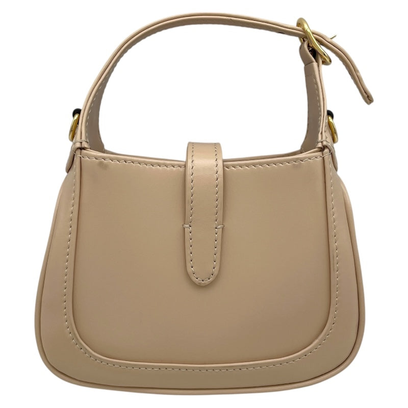 グッチ GUCCI ジャッキー1961ナノバッグ 760249 ベージュ レザー レディース ショルダーバッグ グッチ GUCCI ジャッキー1961ナノバッグ 760249 ベージュ レザー