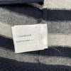 シャネル CHANEL ボーダーカシミヤニットカーディガン P27618 グレー カシミヤ レディース カーディガン