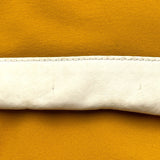 エルメス HERMES レザー切替ダウンベスト イエロー ナイロン メンズ ベスト