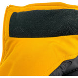 エルメス HERMES レザー切替ダウンベスト イエロー ナイロン メンズ ベスト