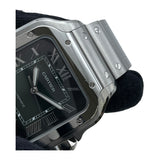 カルティエ Cartier サントス ドゥ カルティエ LM WSSA0062 グリーン SS 自動巻き メンズ 腕時計