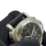 パネライ PANERAI ルミノール クロノグラフ 世界1500本限定 PAM00162 ブラック ステンレススチール メンズ 腕時計