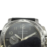 パネライ PANERAI ルミノール クロノグラフ 世界1500本限定 PAM00162 ブラック ステンレススチール メンズ 腕時計