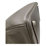 エルメス HERMES バーキン35 □Q刻印 トープ SV金具 トリヨン レディース ハンドバッグ
