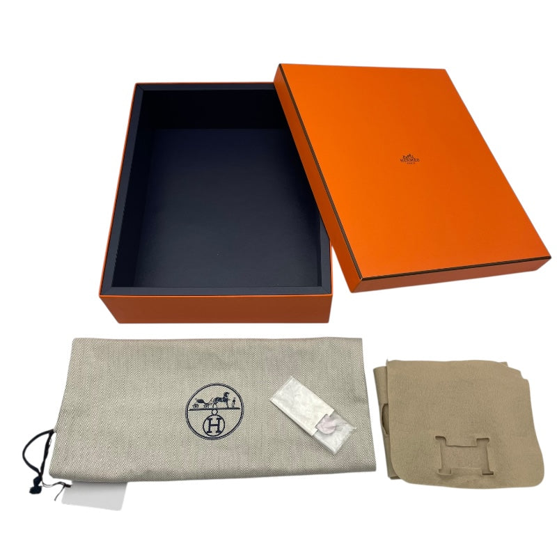 エルメス HERMES コンスタンス3ミニ タータン K刻 モーヴペール SV金具