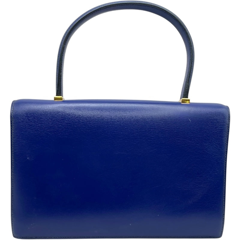 エルメス HERMES ピアノ 〇X刻 ブルー GD金具 ボックスカーフ
