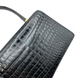 エルメス HERMES ピアノ 〇V刻 ブラック GD金具 ニロティカス レディース ハンドバッグ