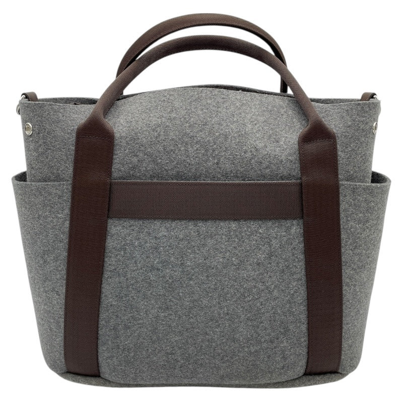 【激レアアイテム】エルメス　Hermès　サックドパンサージュグルーム エルメス HERMES サックドパンサージュ グルーム U刻 グレー SV金具