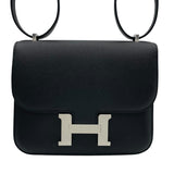 エルメス HERMES コンスタンス3ミニ W刻 ブラック SV金具 エプソン レディース ショルダーバッグ