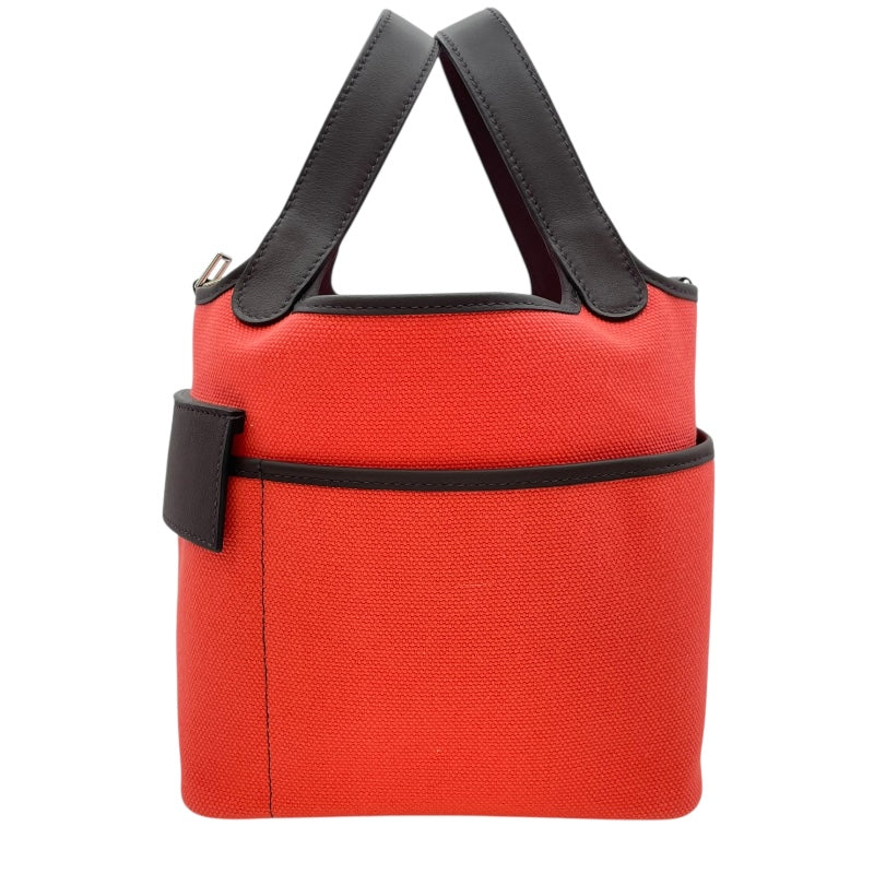 エルメス HERMES ピコタンロックPM カーゴ B刻 ルージュセリエxローズ
