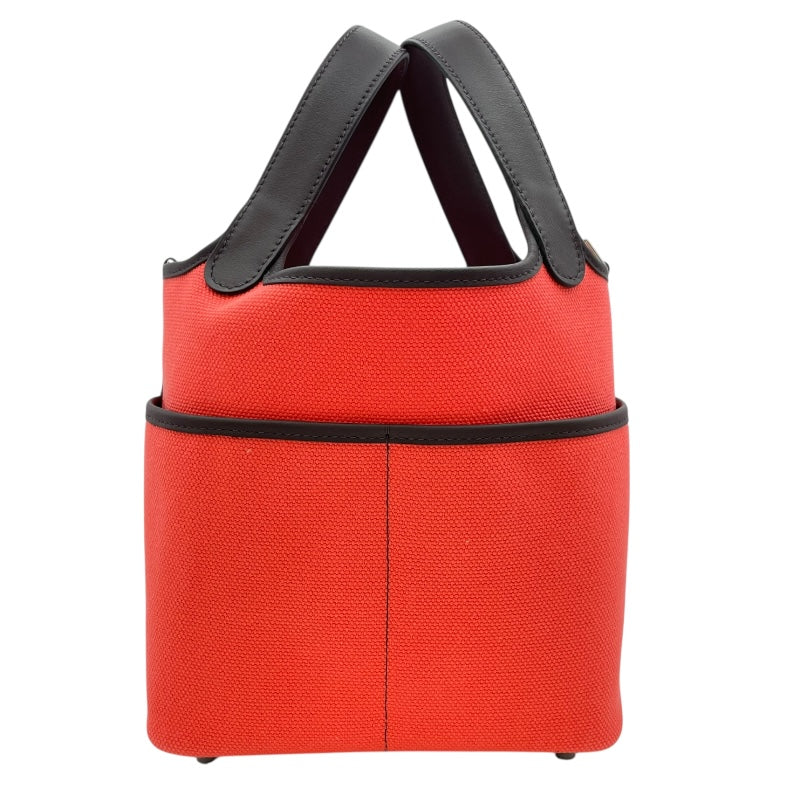 エルメス HERMES ピコタンロックPM カーゴ B刻 ルージュセリエxローズ